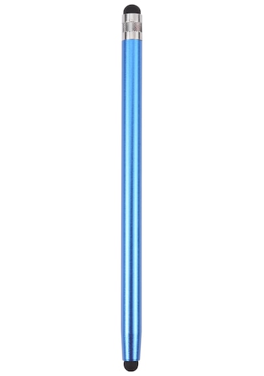 Evrensel Kumaş Başlı Silikon Kafa Kalemi Koyu Mavi