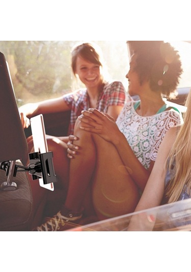 Te 360 Derece Dönen Araç Telefonu Tutucu Araç Arka Yastık Braketi Arka Koltuk Mobil Tablet Braketi Yaratıcı Araba Arka Döner Braket