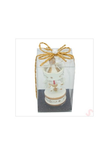 Kutulu Mini Atlı Karınca, 8,5cm X 3,5cm - Siyah Süslü