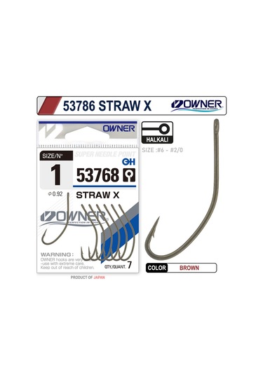Owner 53768 Straw X Brown İğne