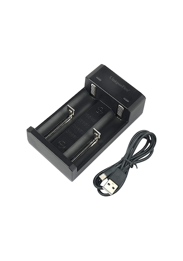 Sringsun 3.7v 18650 Şarj Cihazı Li-ıon Pil Akıllı Şarj Cihazı 5v 2a Usb İki Yuva Bağımsız Şarj Taşınabilir 18650 14500 16340 2665