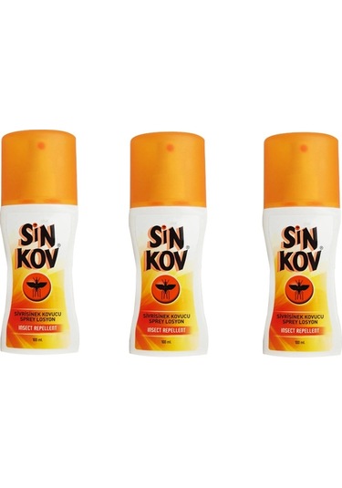 SİNKOV SİVRİSİNEK KOVUCU SPREY LOSYON 100 ML x 3 ADET
