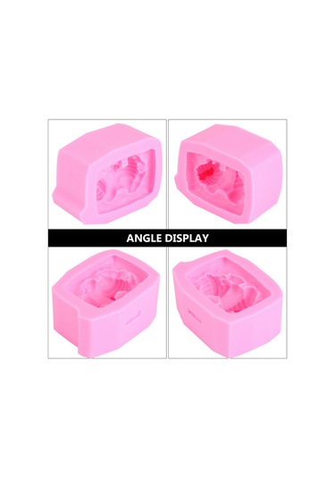 Vkemall Bebek Figürlü Silikon Kalıp - Gıda Safe, Kek Dekorasyonu Ve Sabun Yapımı İçin Dıy Araç Çok Renkli