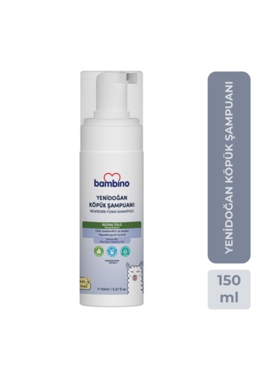 Bambino Yenidoğan Köpük Şampuan 150 Ml