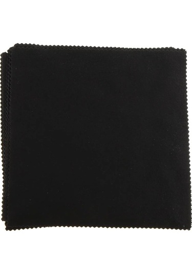 Kosona 10 Adet Mikrofiber Temizlik Mendili 15x15 Cm Siyah - Gözlük, Güneş Gözlüğü, Kamer Lens Ve Ekranlar İçin Yüksek Su Absorpsiyonu