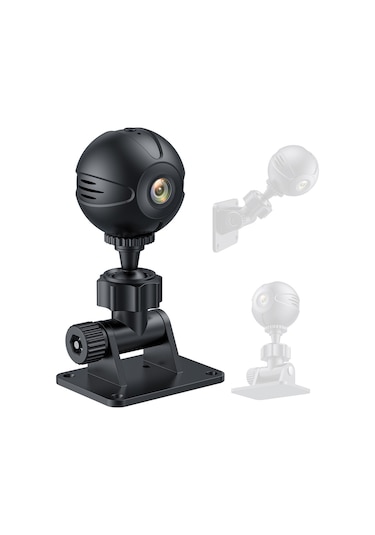 Monyee Siyah Spor Kamera: Dışarı/ev İçin Hd Wifi, Uzak Erişim, Hareket Algılama, Sürekli Kayıt Ve İki Renkli Gece Görüşü Dahili Pil