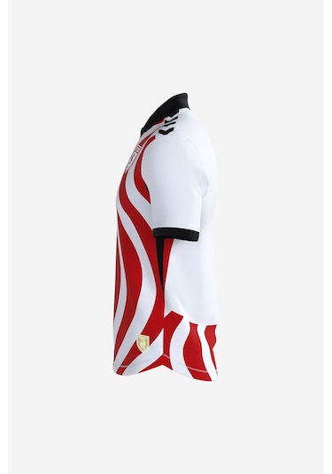 25/26 Hummel Samsunspor Çubuklu Forma Kırmızı - Beyaz
