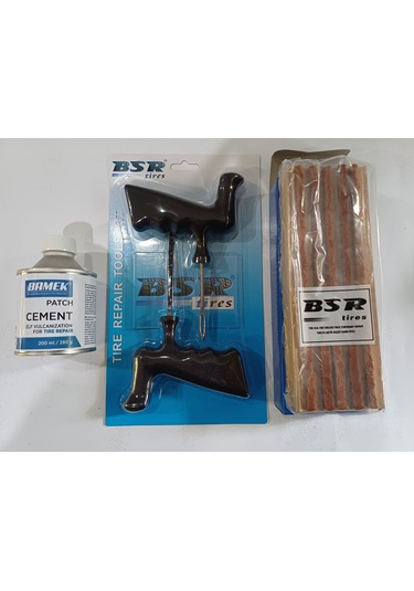 Dubleks Lastik Tamir Kiti, Fitil Atma, Kanal Açıcı Ve 25 Adet Uzun Fitil