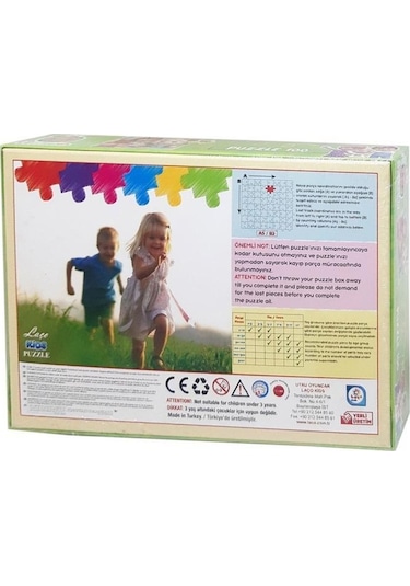 Laço Kids Cocomelon 100 Parça Puzzle Playtime, Çocuklar İçin Yapboz