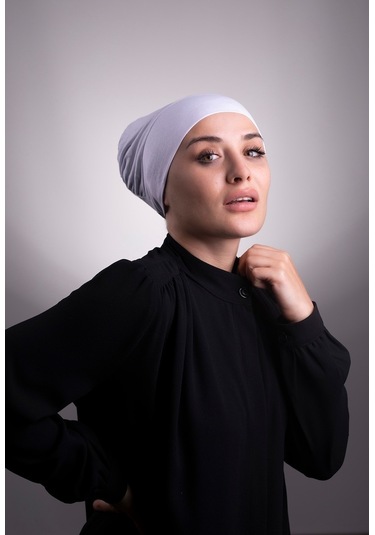 Beyaz Pratik Hazır Geçmeli Iç Bone Viskon Kumaş Dikişsiz 3003_42 Beyaz