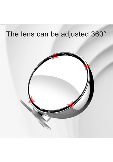 Sones 3R-045 Ayarlanabilir Kör Nokta Aynası Geniş Açılı Yardımcı Yan Ayna Çap: 70 MM Gümüş