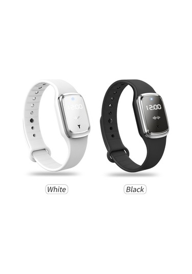 Moly Çocuk Yetişkin Siyah Ultrasonik Uyku Güvenliği Bileklik, Etkili Musluk Kovucu