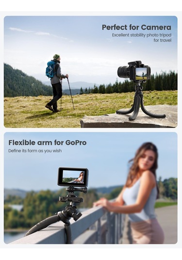 Lamicall Cep Telefonu Ve Kamera Uzaktan Kumandali Selfie Çubugu Tripod Sttp02