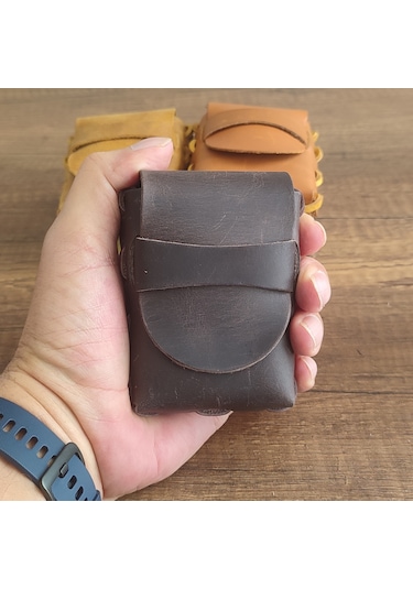 Sumerian Leather Craft  Deri Sigara Kılıfı Kahverengi
