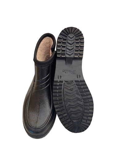Belix Erkek Kışlık Su Geçirmez Peluşlu Bot 41-45 Siyah Siyah