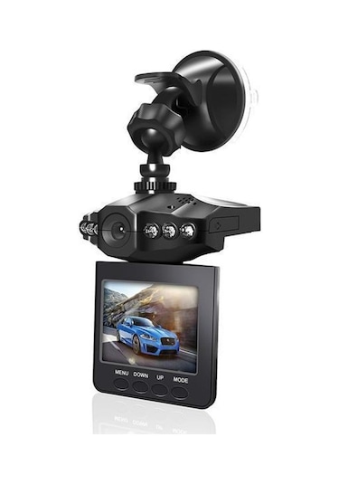 Ranyeek Oto İçin 6 Işık Infrared Gece Görüşlü 2.4" Ekranlı Hd Sürücü Kaydedici - Tek Lens, Toplu Satış