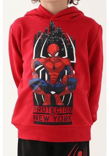 Spider Man D4830-3 Çocuk  Kırmızı Eşofman Takımı