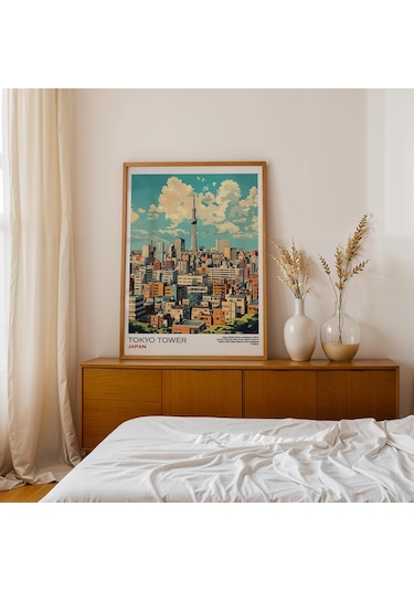 Japon Tokyo Posteri, Duvar Sanatı, Japon Duvar Sanatı