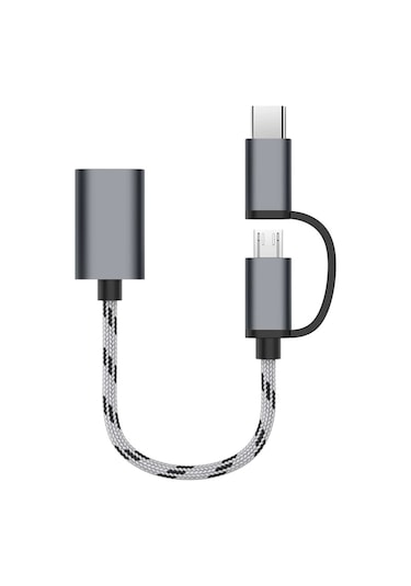 Alfais 4901 Usb 3.0 Otg To Type C Micro Usb Çevirici Adaptör
