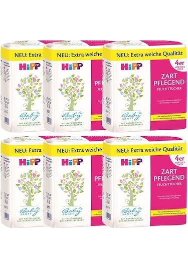 Hipp Babysanft Temizlik Ve Bakım Mendili 56*24 Adet