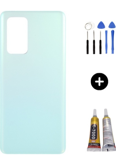 Redmi K60 Uyumlu Arka Pil Kapağı Yeşil + Montaj Seti Çok Renkli