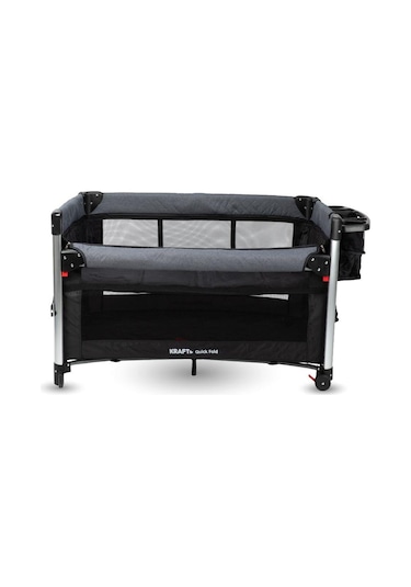 Kraft Quick Fold Anne Yanı Oyun Parkı 70x110 Cm Siyah