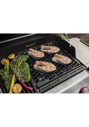 Weber Genesis E-335w Gazlı Barbekü 3 Brülör, Geniş Pişirme Alanı-277 Siyah