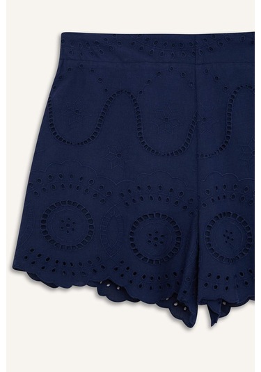 Defacto Regular Fit Brode Plaj Şortu-fall İn Love E0599ax25smnv241 Lacivert