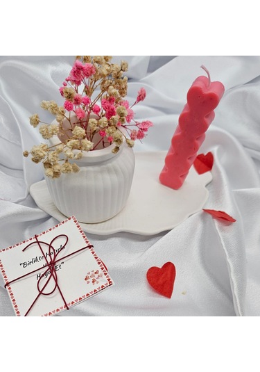 Kalp Mum Seti Sevgililer Gününe Özel