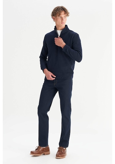 Wrangler Selanik Lacivert Erkek Sweatshirt W2520532410 Lacivert