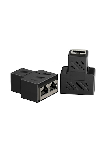 Generic1 İla 2 Rj45 Splitter Ağ Ethernet Kablosu Ağ Konektörü