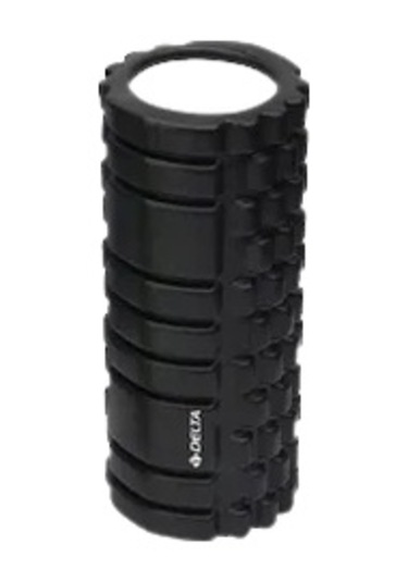 Delta Yüksek Yoğunluk Orta Sert Foam Roller Masaj Köpüğü Siyah Siyah