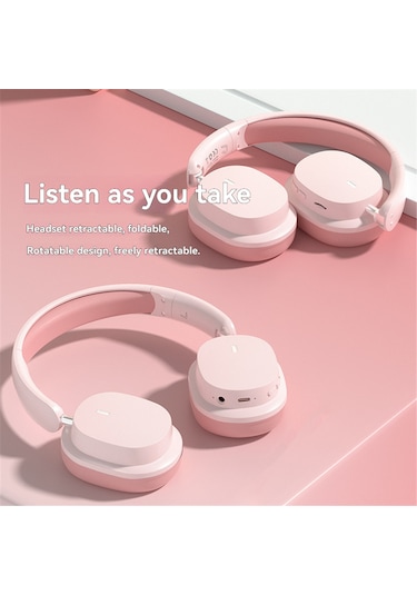 Singree Sy-t2 Kablosuz Kulaklık - Bluetooth 5.3, Tf Kart Oynatma, 3.5mm Aux, 15 Saat Çalışma, Gürültü Önleme, Katlanabilir Oyun Kulaklığı