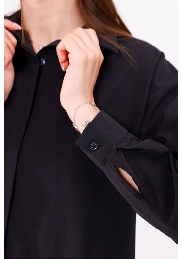 Kadın Trend Gömlek Siyah