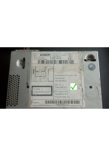 Linea Bosch Marka Sw 32 ve Üzeri Teypler İçin Aux Usb Bluetooth Modülü