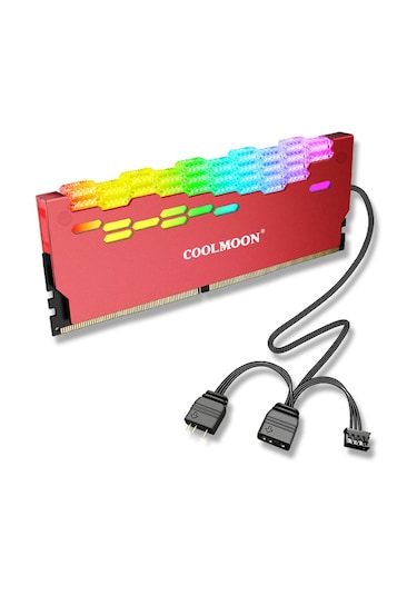 Suntek Soğutucu Radyatör Argb Kabuk Isı Emici Kırmızı