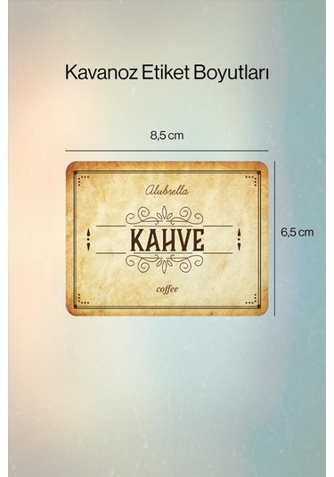 Kozmetik Temalı Kavanoz Etiketleri
