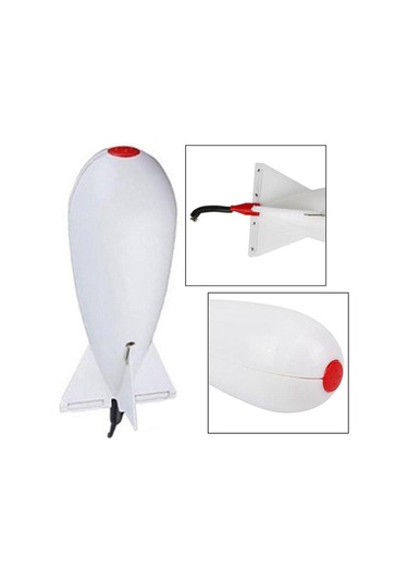 Beyaz Yeni Açık Trend Sazan Balıkçılık Büyük Roketler Olta Takımı Roket Şamandıra Konteyner Sazan Çekmek Yuvalama Yem Besleyici Büyük Şamandıra Atıcı