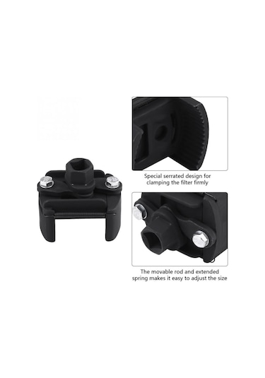 Sones 60mm-80mm Evrensel Dökme Çelik Ayarlanabilir 2 Çene Yağ Filtresi Anahtarı Yakıt Sökücü Temizleme Aracı İki Pençe Dökme Çelik Filtre Anahtarları Sones 60mm-80mm Evrensel Dökme Çelik Ayarlanabilir 2 Çene Yağ Filtresi Anahtarı Yakıt Sökücü Temizleme Aracı İki Pençe Dökme Çelik Filtre Anahtarları