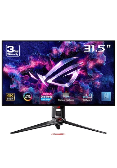 Asus ROG Swift OLED PG32UCDP 31.5" 480 Hz 0.03 Ms 4K Full HD G-Sync WOLED Gaming Monitör