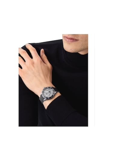 Montblanc 1858 Iced Sea Automatic Date 41 Mm Otomatik Saat 133628 Gri