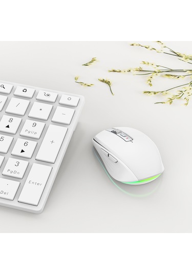 Geeksen Fmouse 2.4 G Bluetooth 5.1 Çift Modlu Kablosuz Mouse