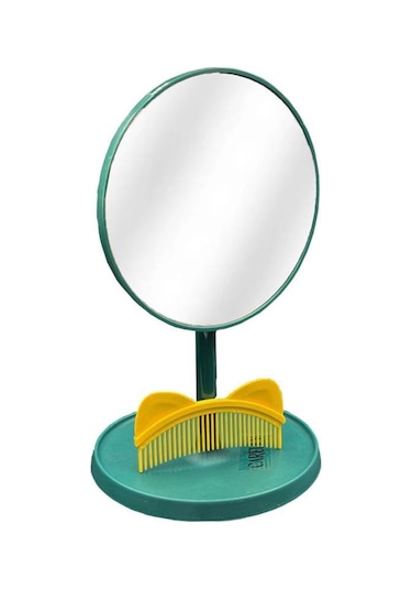 Carelly Cr-0879 Ayaklı Masa Aynası + Tarak-yeşil