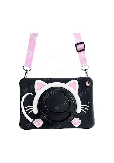 Samsung Uyumlu Galaxy Tab A8 10.5 Sm-x200 2021 Kılıf Cute Dolls Standlı Eğlenceli 3d Karekterli Çocuk Kılıfı Kılıf