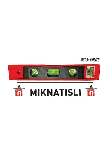 Mini Su Terazisi 23 Cm Mıknatıslı Su Terazi Hassas Terazi