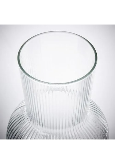 Sumuhome Padvılje Cam Vazo Saydam 2'li 17cm Saydam