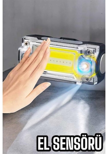 Şarjlı Kafa Feneri Suya Dayanıklı Ayarlanabilir Kamp Feneri Çoklu Renk