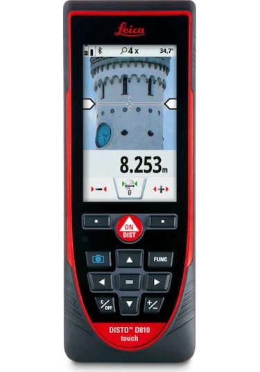 Leica Disto D810 Dokunmatik Ekranlı Kameralı Lazermetre