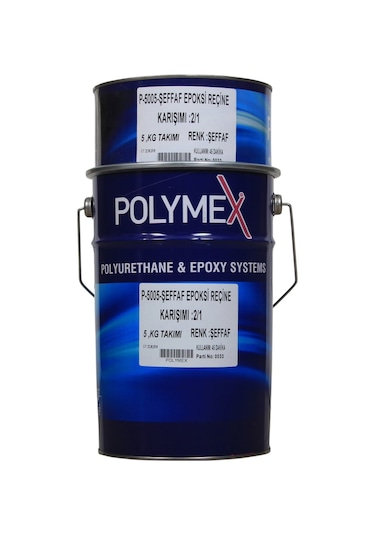 Polymex 5005 Ultra Şeffaf Epoksi 5 KG