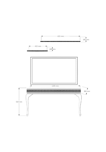 Decorotti - Lucca A4-2 Gizli Bölmeli Tv Ünitesi